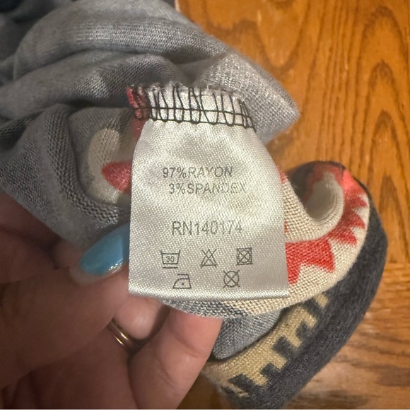 Reborn Southwestern Boho Knee Length Dress Sz 2XL Geometric Print Pockets Flowy - Picture 9 of 15